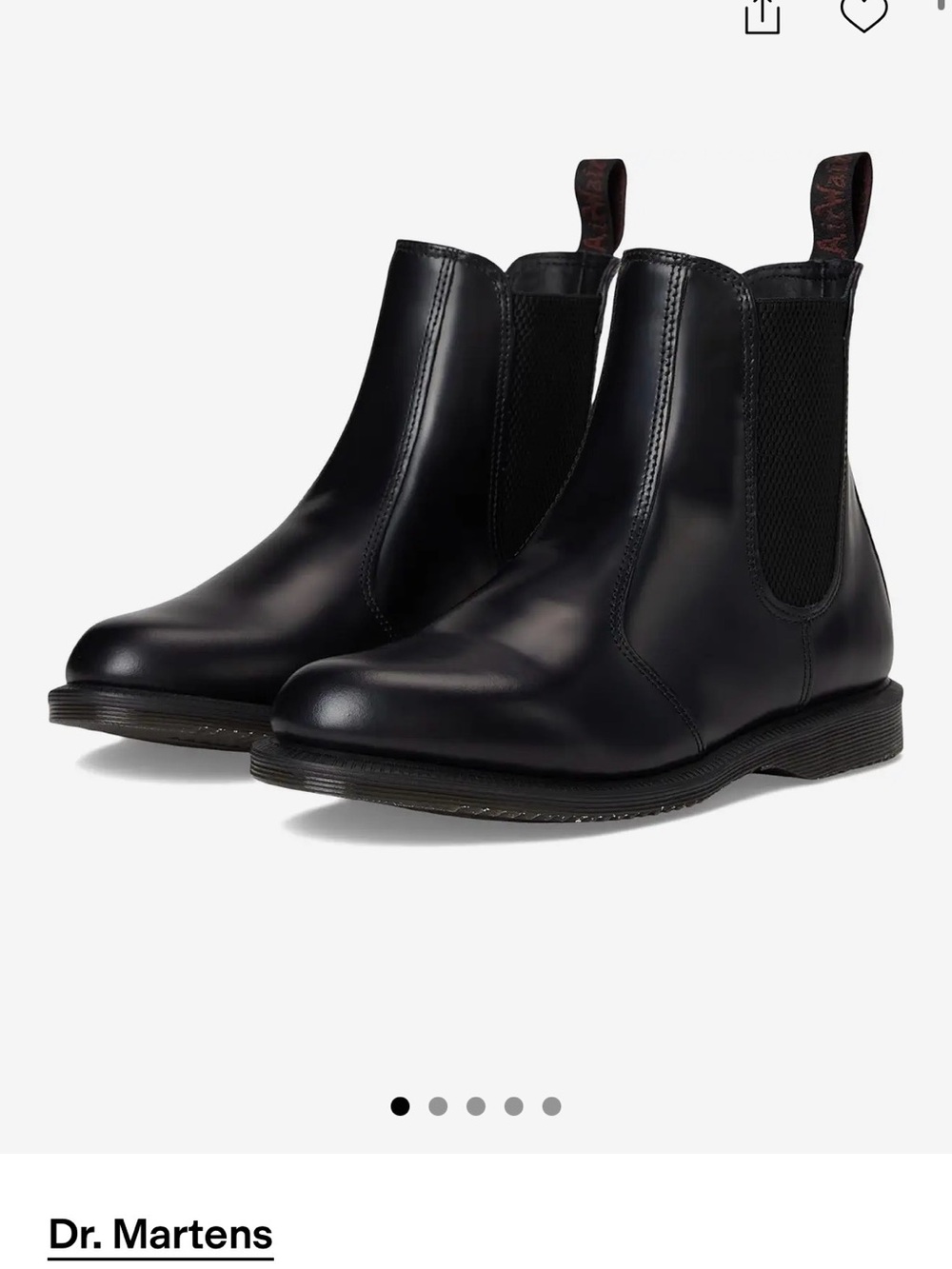 Flora Leather Chelsea Boots
